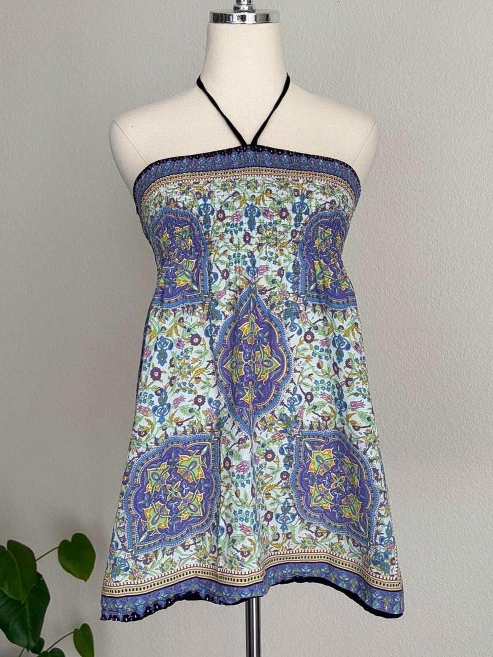 Forever 21 Smocked Halter Top